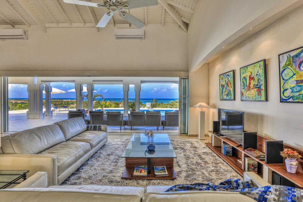 Location villa Saint Martin Terres Basses - villa 4 chambres 8 personnes - A 300m de la plage de Baie aux Prunes - Piscine et Vue mer (16)
